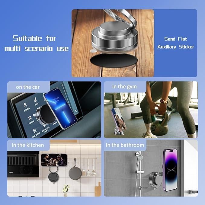 Vacuum Suction Ring Phone Holder