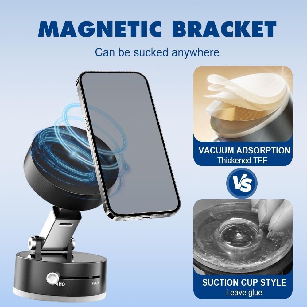 Vacuum suction Magnetic Phone Holder 2.0