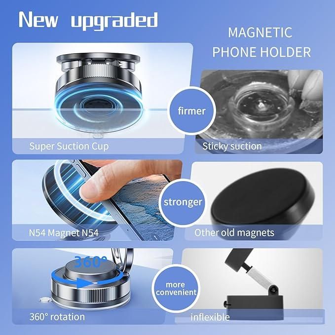 Vacuum Suction Ring Phone Holder