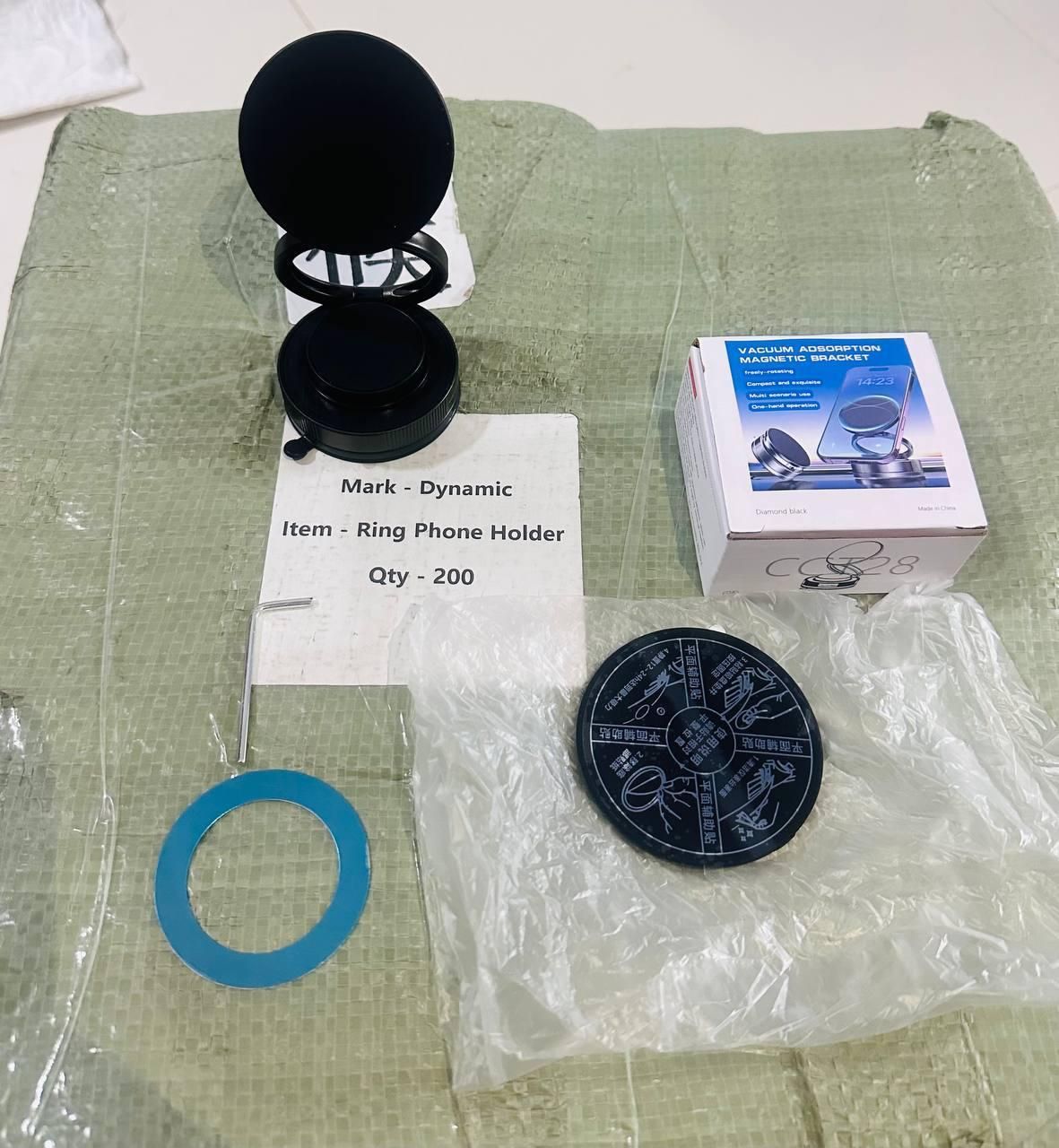 Vacuum Suction Ring Phone Holder