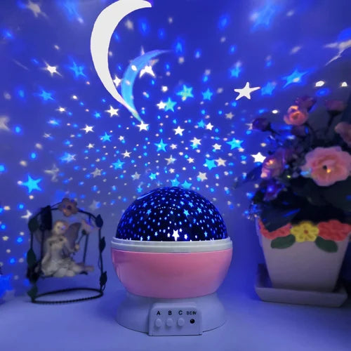 Rotating Galaxy Night Projector Lamp