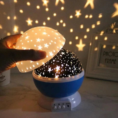 Rotating Galaxy Night Projector Lamp