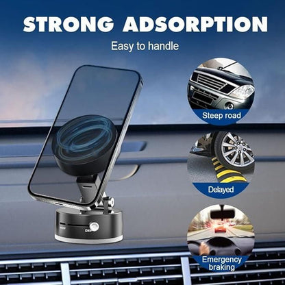 Vacuum suction Magnetic Phone Holder 2.0